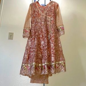 New mona embroidered 4pc dress